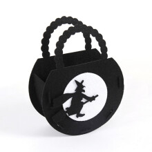 Halloween-Süßigkeitentüten, Vliesstoff, 2 Stück