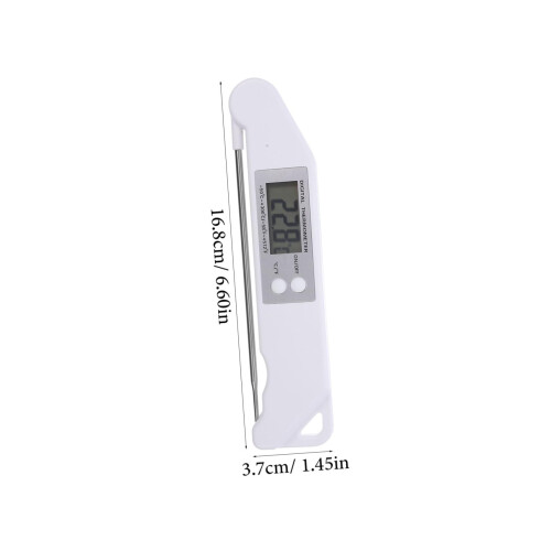 Folding Digital Meat Thermometer with Accurate Temperature Reading and EasyRead Display for BBQ Grilling Baking Kitchen Use 1