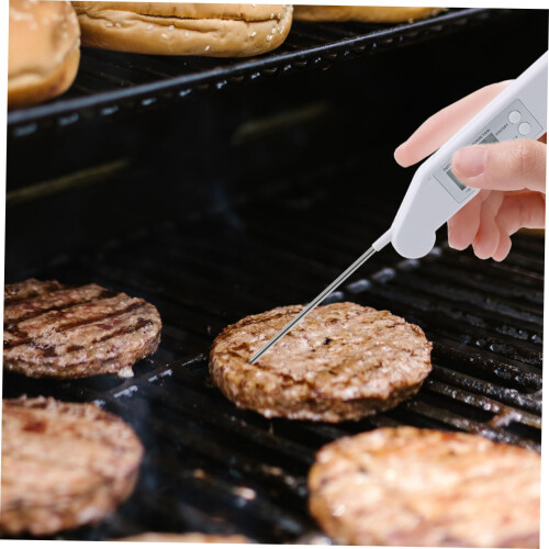 Folding Digital Meat Thermometer with Accurate Temperature Reading and EasyRead Display for BBQ Grilling Baking Kitchen Use 2