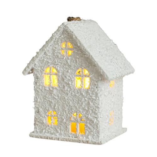 Christmas winter village set with LED lights 1 pcs