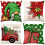 Julklappskuddeöverdrag 40x45 cm, set med 4 1