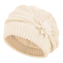 Berretto invernale da donna, cappello in maglia di cotone morbido ed elastico con tessuto traspirante, berretto ultra morbido e accogliente foderato