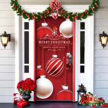 Christmas door stickers holiday decorations