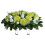 Kunstig kirkegårdsblomstersadel med vase 1