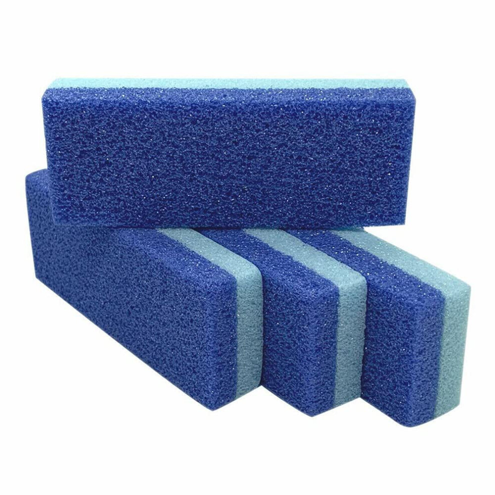 4 Pcs Double Sided Pumice Stone for Feet Callus Remover, Pedicure Foot Exfoliator for Cracked Heels