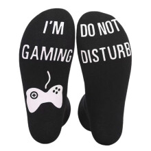 Rutschfeste Baumwollsocken, lustige Geburtstagsgeschenke, Vintage-Knöchelsocken in Schwarz, Gaming-Socken, originelle Geschenksocken, für Teenager,