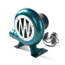 Electric BBQ Blower 100W with Adjustable Airflow Control, Fast Fire Ignition, Durable Metal for Outdoor Cooking
