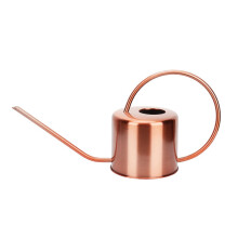 Stainless Steel Watering Can 1.3L Long Spout Gold Plated Indoor Outdoor Garden Gift