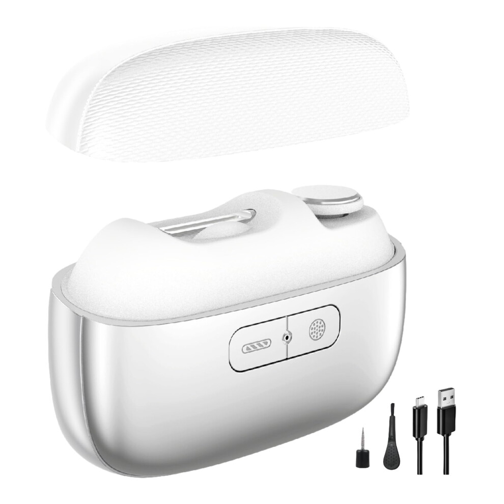 Light Electric Nail Clipper With Led Rechargeable Automatic Nail Grinder For Adults And Seniors, Safe Onetouch Trimming