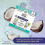 (3pc) GuruNanda Coconut Oil Whitening Toothpaste Mint-flavored Whitening Strip Yellow Toothpaste 3