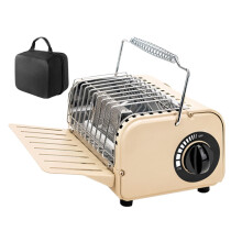 1200W Portable Camping Stove and Gas Heater with Bag, Adjustable Flame, Compact Outdoor Gear