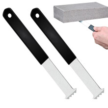 Paver Removal Tool 2 Pack, Heavy Duty Brick Remover with Double Joint Scraper and Anti Slip Grip for Patio and Driveway Landscaping
