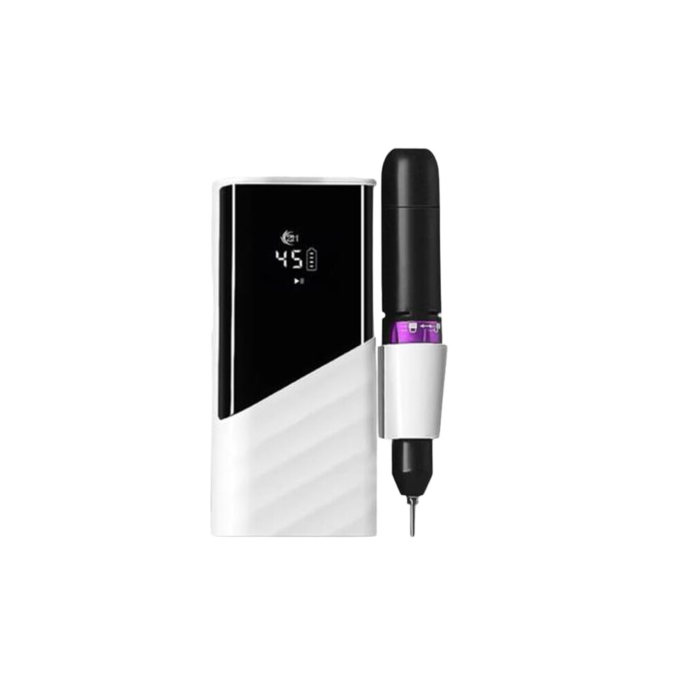 Professional Electric Nail Drill 45000RPM Cordless Rechargeable with Variable Speed Control and Low Noise