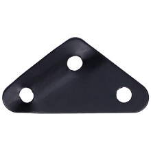 8 Pack Aluminum Alloy Tent Guyline Tensioner Set, 3 Hole Rope Adjusters for Camping and Hiking, Black