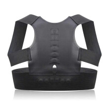 Magnetic Posture Corrector Back Brace with Adjustable Shoulder Straps for Upper Back Support Medium D