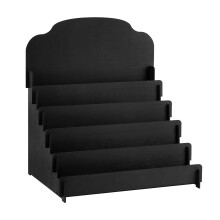 Greeting Card Display Stand 45x40x33cm Tiered Countertop Rack for Postcards Brochures and Crafts