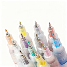 12Color Quick Drying Nail Art Pens Set with Ultrafine 0.5MM Precision for DIY Detailing