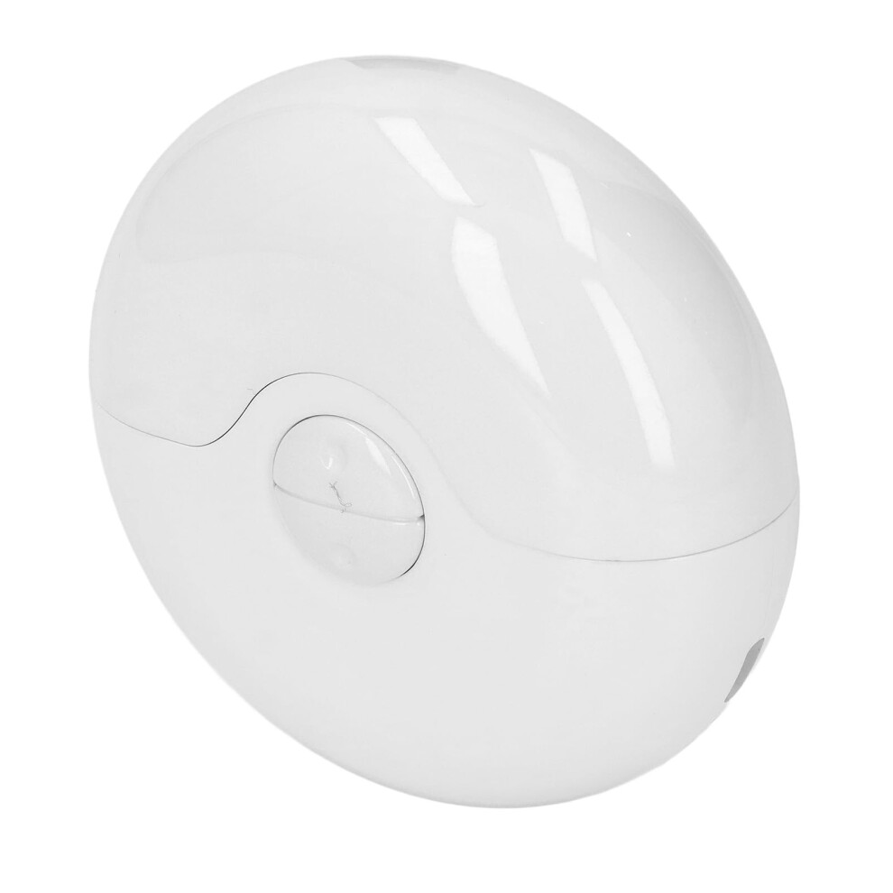 USB Rechargeable Electric Nail Clipper with Safe Recessed Cutter, OneButton Trimming, Travel Size White