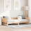 vidaXL Pull-out Day Bed Brown 203.5 x 184 x 56.5 cm Solid Pine Wood 1