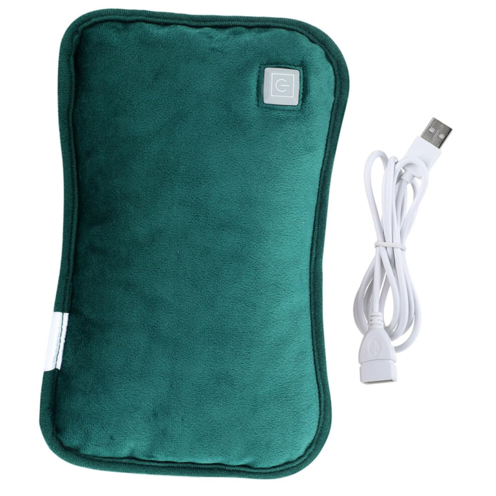Electric Hand Warmer USB Rechargeable Hot Water Bag for Pain Relief Fast Heating SkinFriendly Fabric