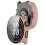 Smartwatch Protective Case with Tempered Glass Screen Protector for Keep Watch Pilot 1, Full Coverage Pink Design 2