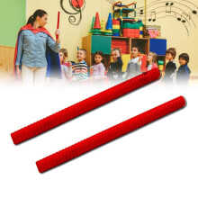 2 Pairs Solid Hardwood Rhythm Sticks Clear Sound Wooden Percussion for Kids and Adults