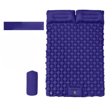 Car Air Mattress for Polestar 2 2019‑2024, Foldable Inflatable Bed with Built‑in Foot Pump and Moisture‑Proof Pad