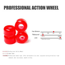4 Teile/Set Skateboard Longboard Wheel 54Mmx36Mm 82A Wheel Stunt Skateboards Downspeed PU Wheel,Weiß