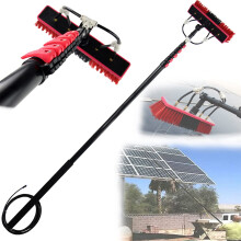 Telescopic Window Cleaning Pole 12ft36ft, Water Fed Brush for Windows and Solar Panel Cleaning