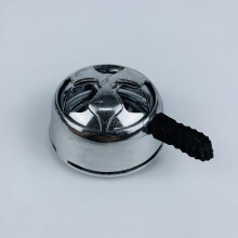 Matte Metal Hookah Heat Management System with Stable Charcoal Placement and Precise Heat Control