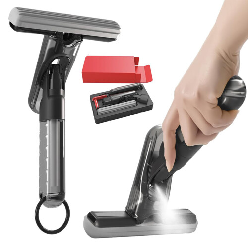 Mini Spray Mop for Countertop Cleaning, Self Squeeze Wet Dry Compact Mop with Replaceable Sponge Head (1 Set)