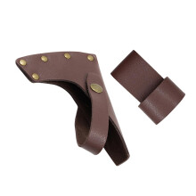 Hatchet Leather Sheath with Belt Loop Durable Axe Blade Cover for Camping and Wood Cutting