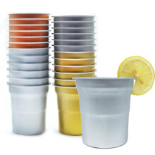 24pcs 16oz Reusable Aluminum Party Cups, Dishwasher Safe Beer Tumblers for Outdoor Events