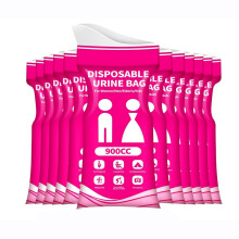 KEMANI Disposable Urine Bags 12 Pack with Fast Absorption Gel and Leakproof Seal for Travel Camping Road Trip 900ML