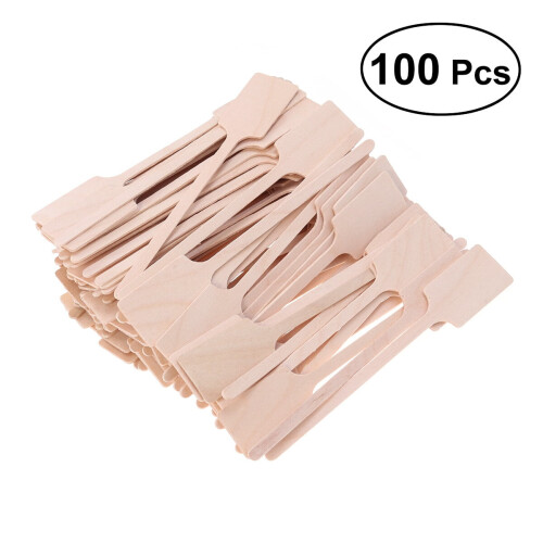 Bâtonnets à café en bois jetables pour thé, 100 pièces 1