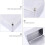Aluminium Stompboxfodral Silver 1 st 3