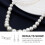 Conjunto de colar de pérolas para casamento: colar, brincos e pulseira. 5