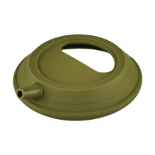 Silicone Camping Lid with Spout, Green – Reliable Spill‑Proof Seal and Easy Clean for Outdoor Bowls