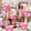 Hjerteformede folieballoner sølv og pink 10 stk. 5