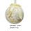 Holiday Ball Ornament, Yellow Plastic Light Bulb Style, 2.8 5