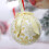 Holiday Ball Ornament, Yellow Plastic Light Bulb Style, 2.8 3
