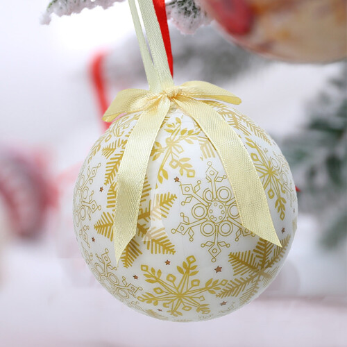 Holiday Ball Ornament, Yellow Plastic Light Bulb Style, 2.8 2
