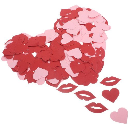 200 stk. papirkonfetti til bryllupper og valentinsdag 2