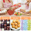 10-pack orange läderpresentaskar med rosetthandtag 5