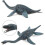 Plesiosaur-figurmodel 30 cm 4