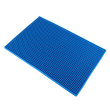 Blauwe, extra stevige afdruipmat voor servies, antislip ontwerp, ideaal voor bars en restaurants, hittebestendige mat, gemakkelijk schoon te maken en
