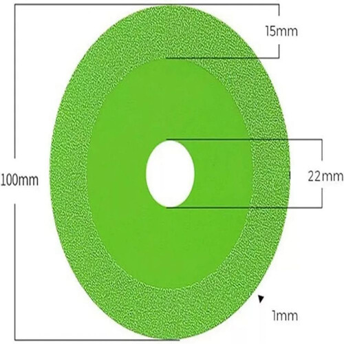 Λεπίδα κοπής διαμαντιών για τροχό 115 mm, δίσκος κοπής γυαλιού Επαγγελματικό 2