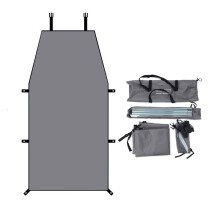 Waterproof Car Awning for SUV Camping, UV Sun Protection Fast Setup Tent Canopy, GreyM