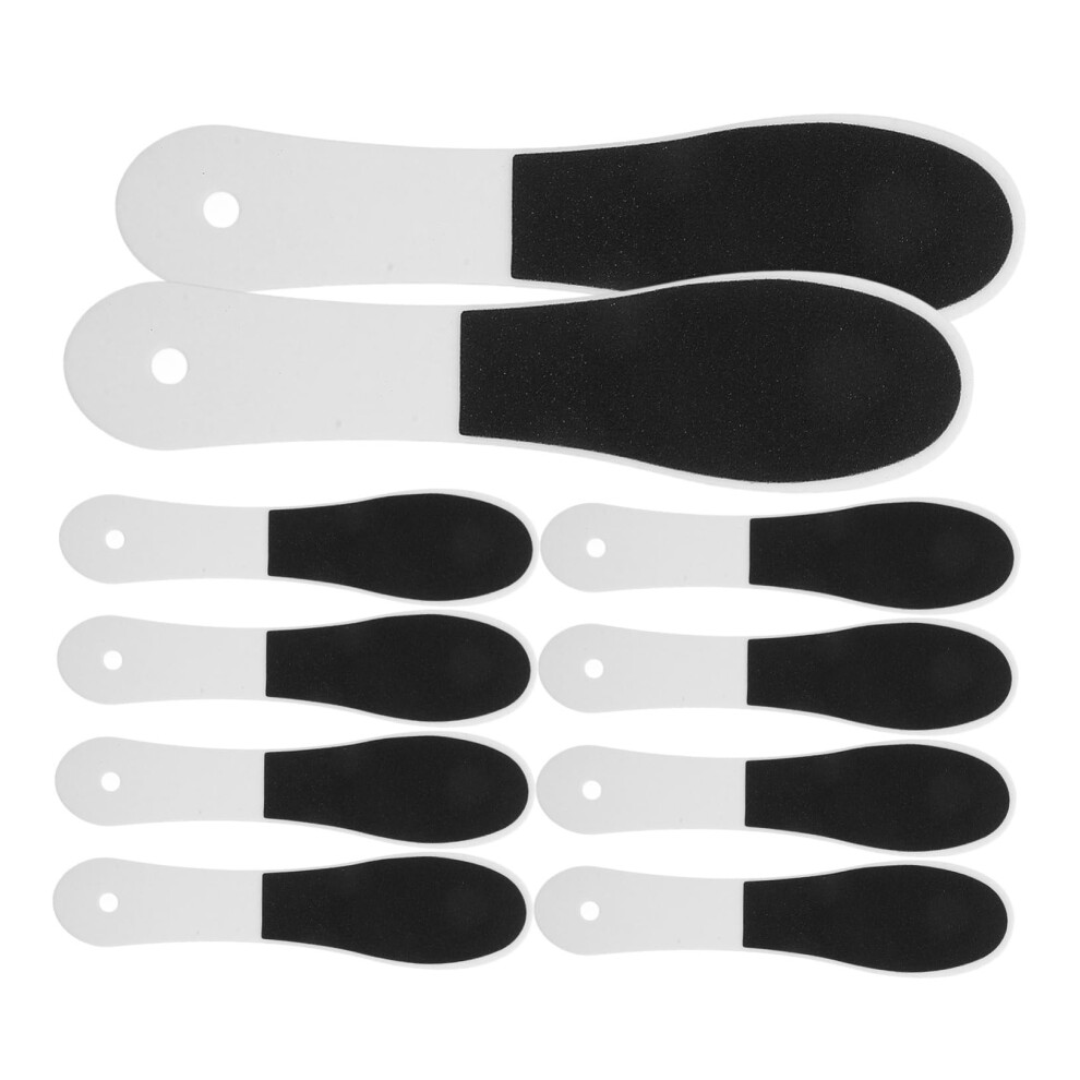 10pcs Foot File Callus Remover with Ergonomic Palm Grip for Home Pedicure and Dead Skin Care