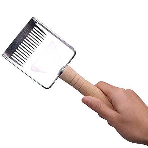 2 Pcs Honey Scraper Shovel Beekeeping Tools for Precise Honey Handling and Easy SingleHand Use 1